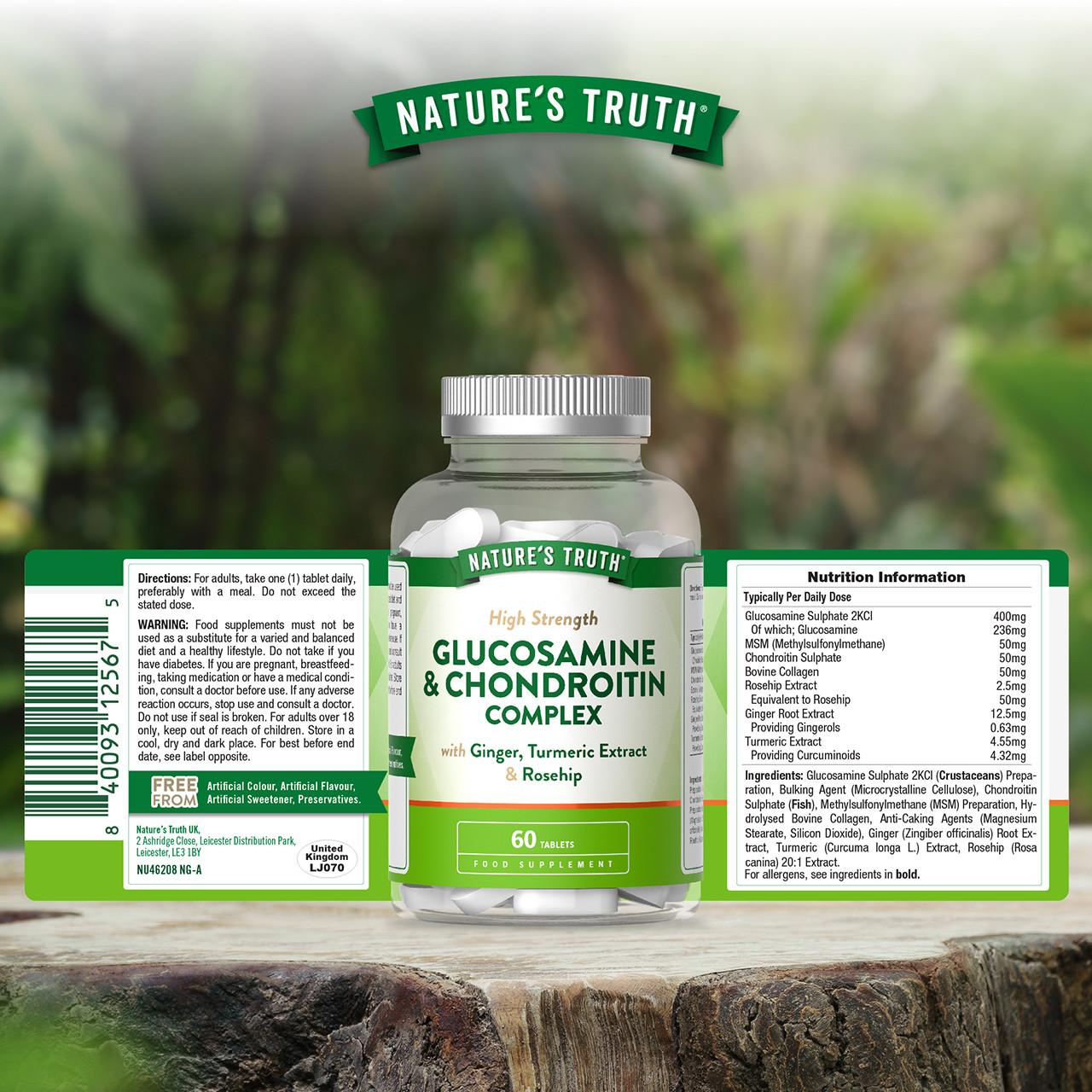 Nature's Truth Glucosamine & Chondroitin Complex 60 Tablets Image https://cdn11.bigcommerce.com/s-g585yu857h/images/stencil/1280w/products/14491/25218/840093125675_6__63970.1765449853.jpg1