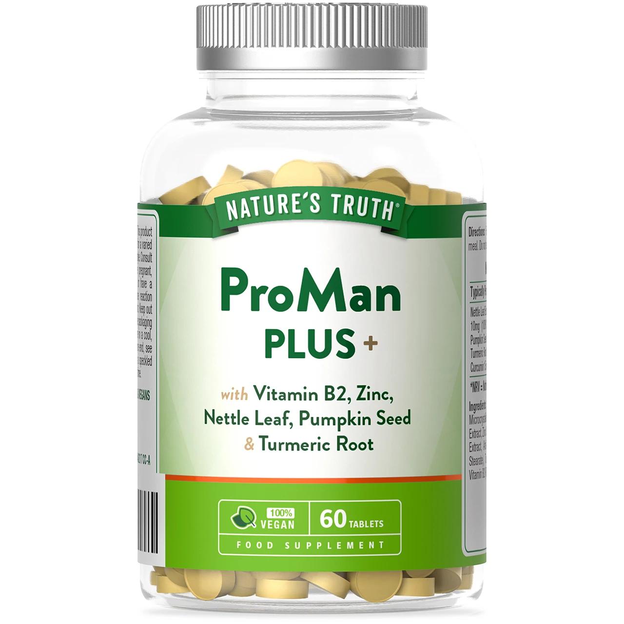 Nature's Truth Prostate Plus 60 Vegan Tablets Image 1