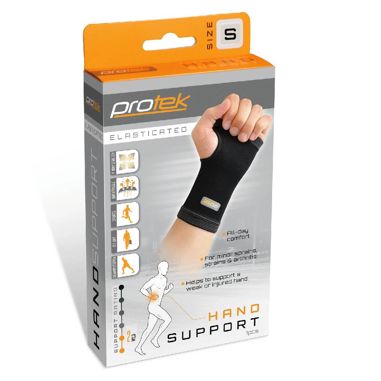 Protek Elasticated Hand Support - Small Image 1