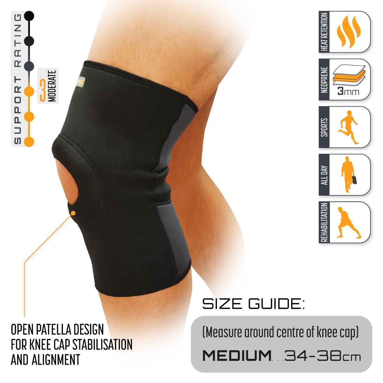 Protek Neoprene Knee Support - Open Patella - Medium Image https://cdn11.bigcommerce.com/s-g585yu857h/images/stencil/1280w/products/14538/25395/21554_3__30248.1765466846.jpg1