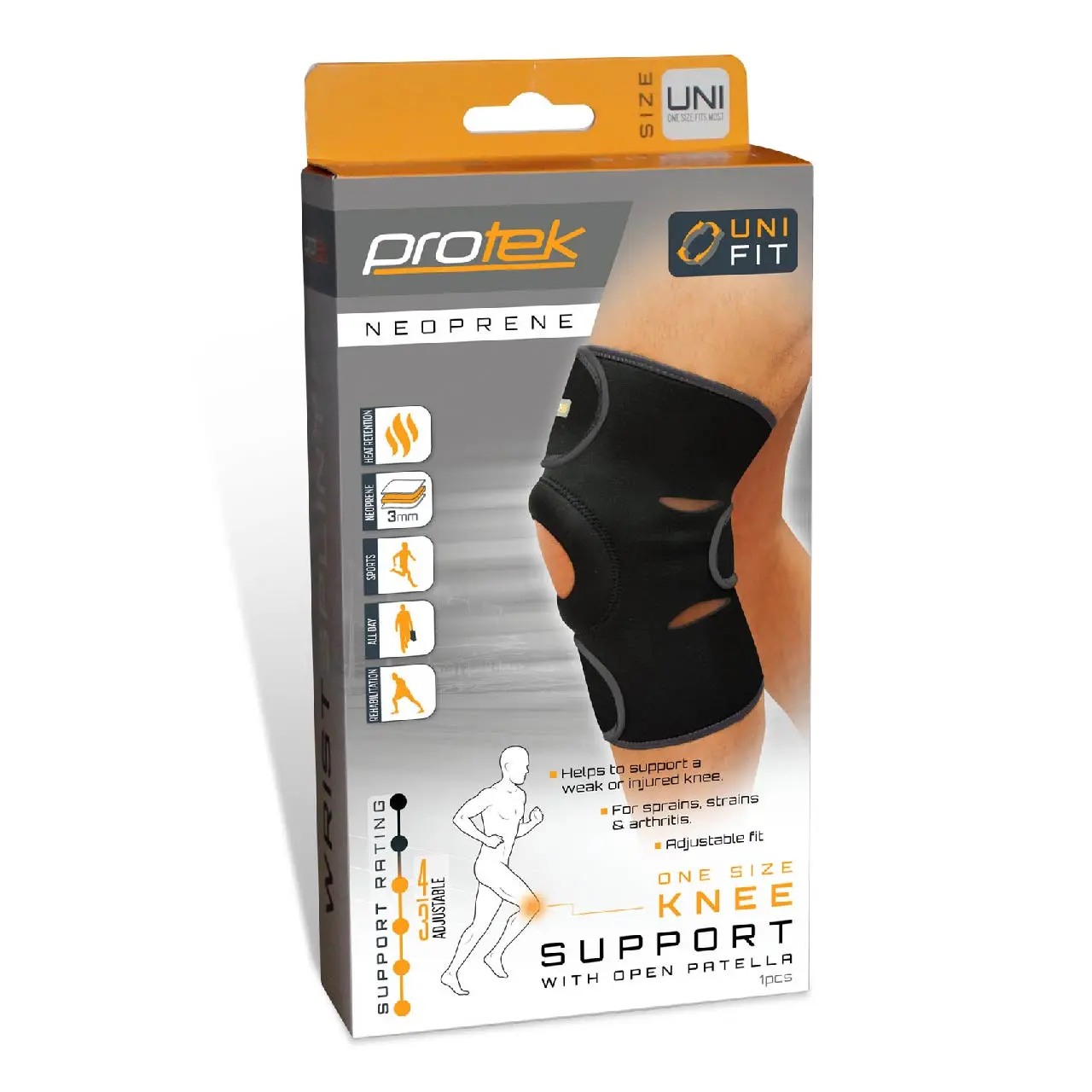 Protek Neoprene Knee Support - One Size Image 1