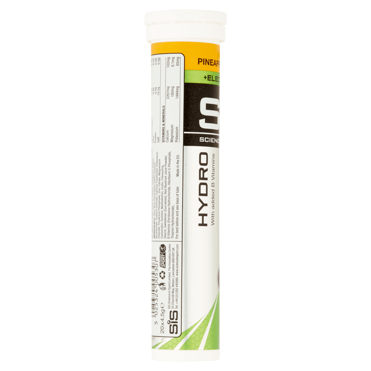 SiS GO Hydro Hydration Tablets Pineapple and Mango 20x4.2g Image https://cdn11.bigcommerce.com/s-g585yu857h/images/stencil/1280w/products/14586/25535/5025324005307_T71__28250.1765816146.png1