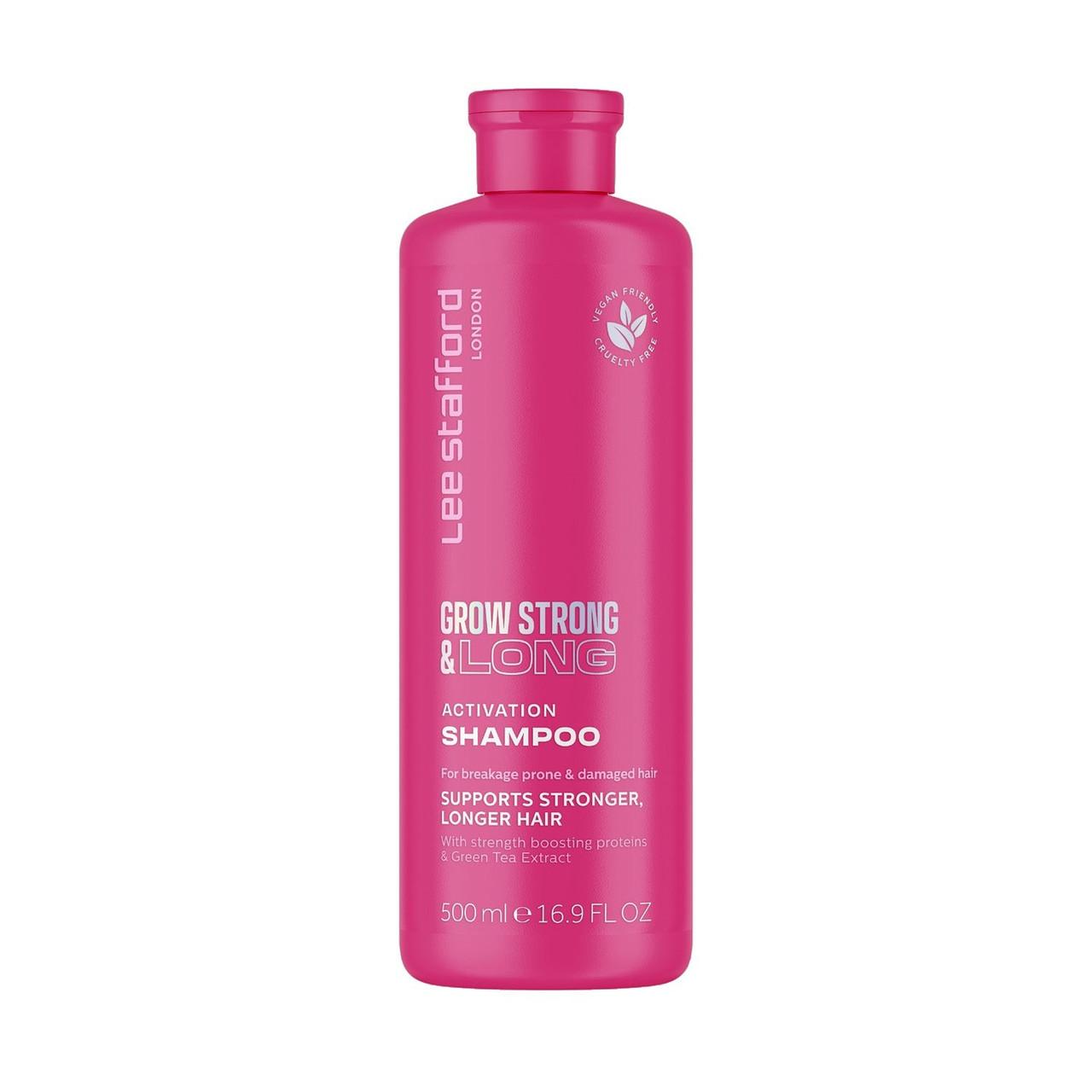 Lee Stafford Grow Strong & Long Shampoo 500ml Image 1