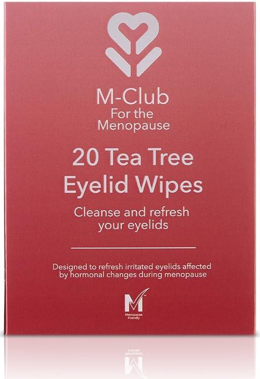 M-Club 20 Tea Tree Eyelid Wipes x20 Image 1