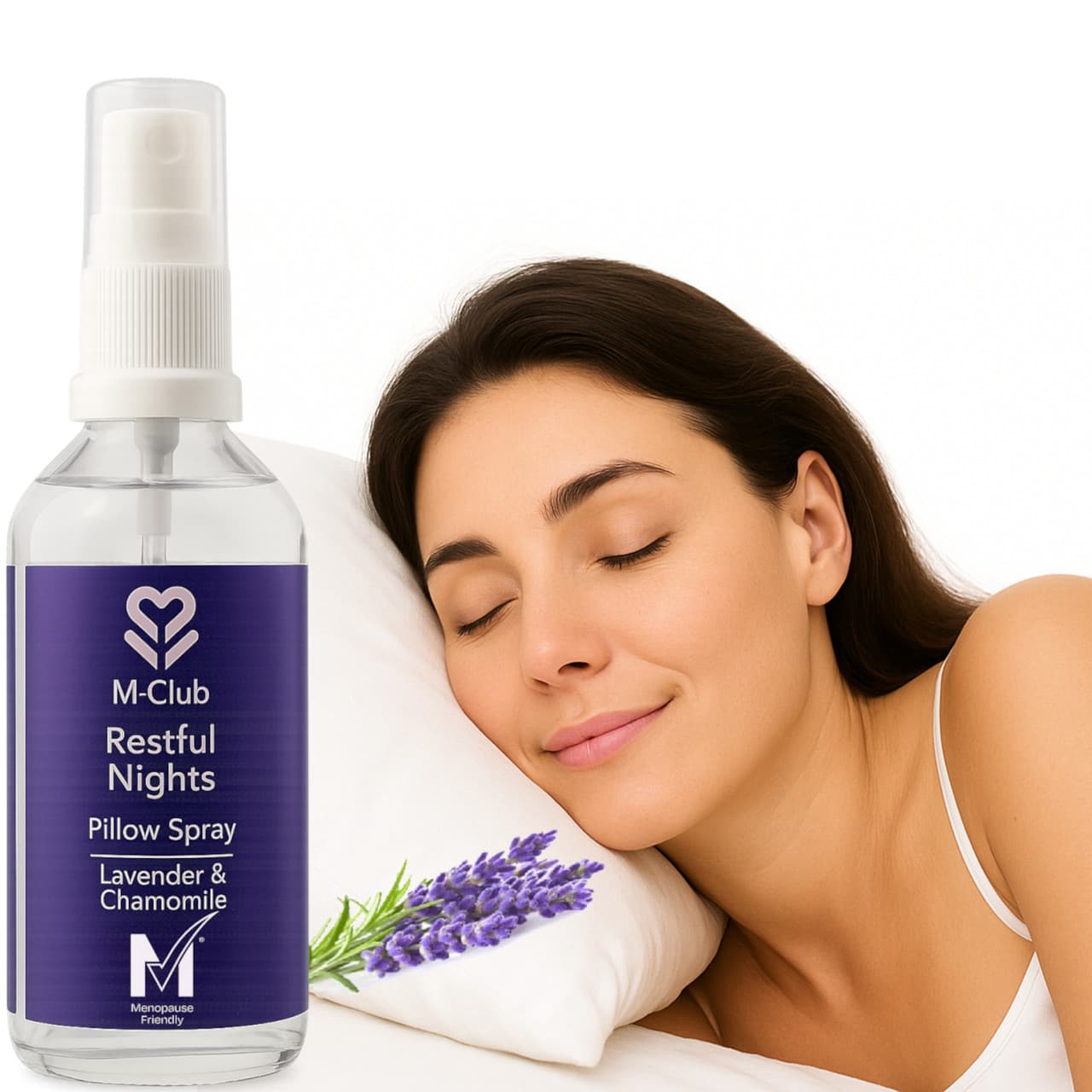 M-Club Restful Nights Pillow Spray 50ml Image https://cdn11.bigcommerce.com/s-g585yu857h/images/stencil/1280w/products/14665/25928/Lavender_Main_Image_for_AB_test__75677.1768206976.jpg1