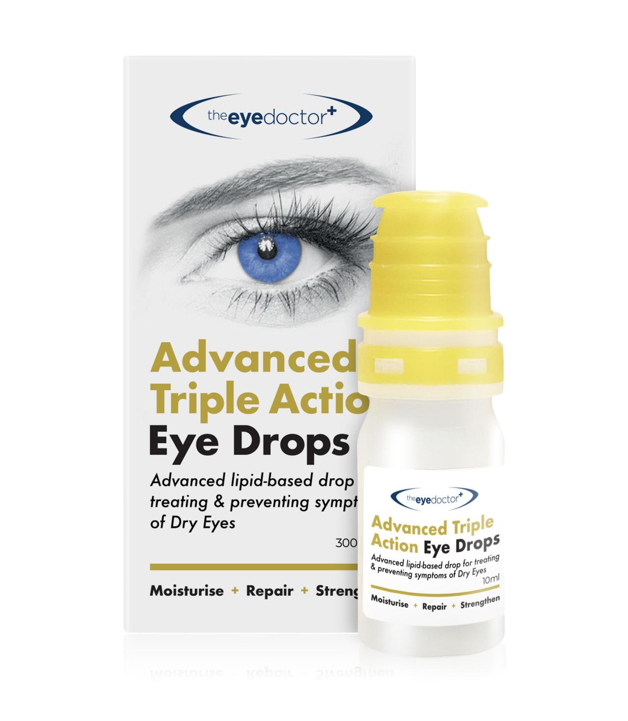 The Eye Doctor Advanced Triple Action Eye Drops 10ml Image 1