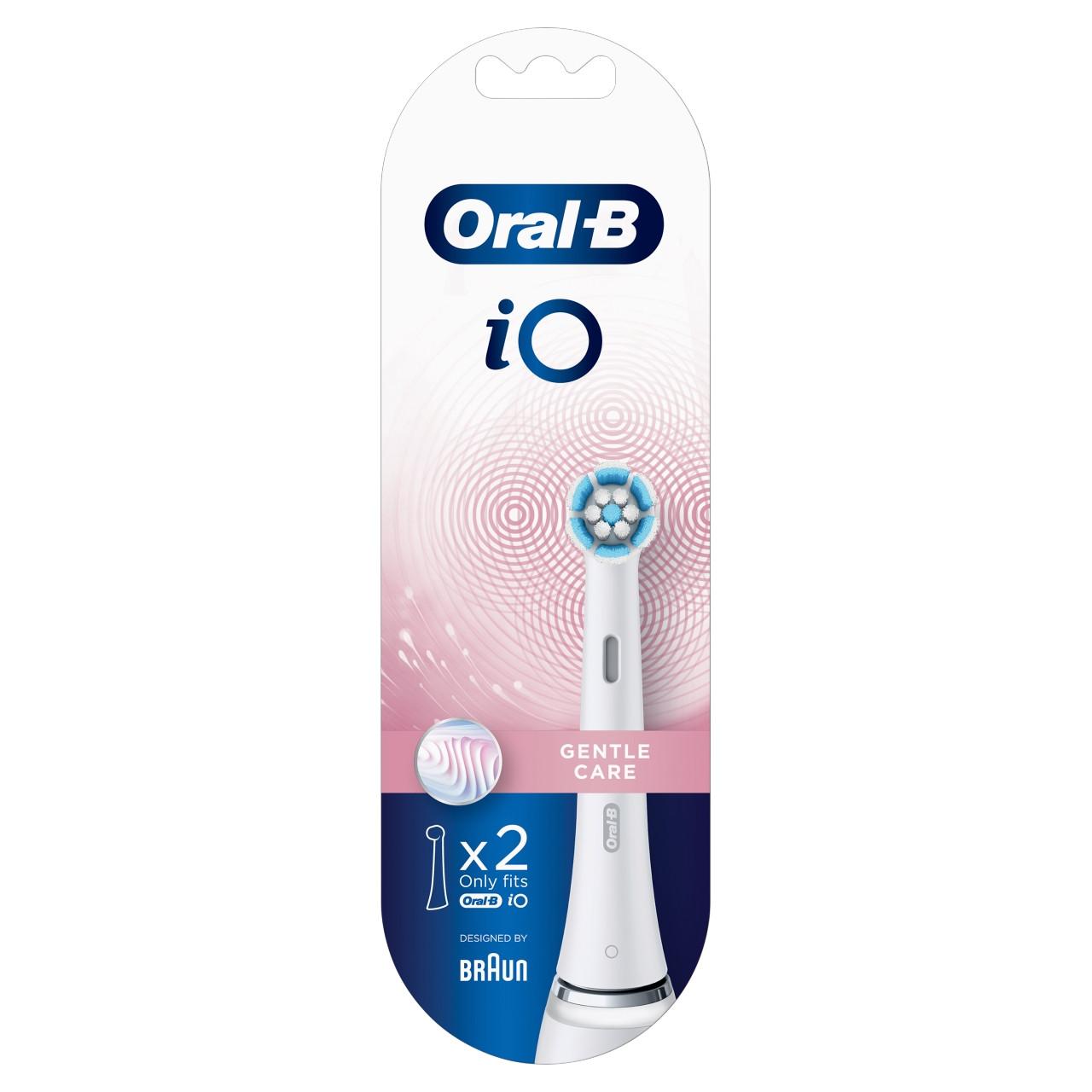 Oral-B iO White Gentle Clean Heads 2 Pack Image 1