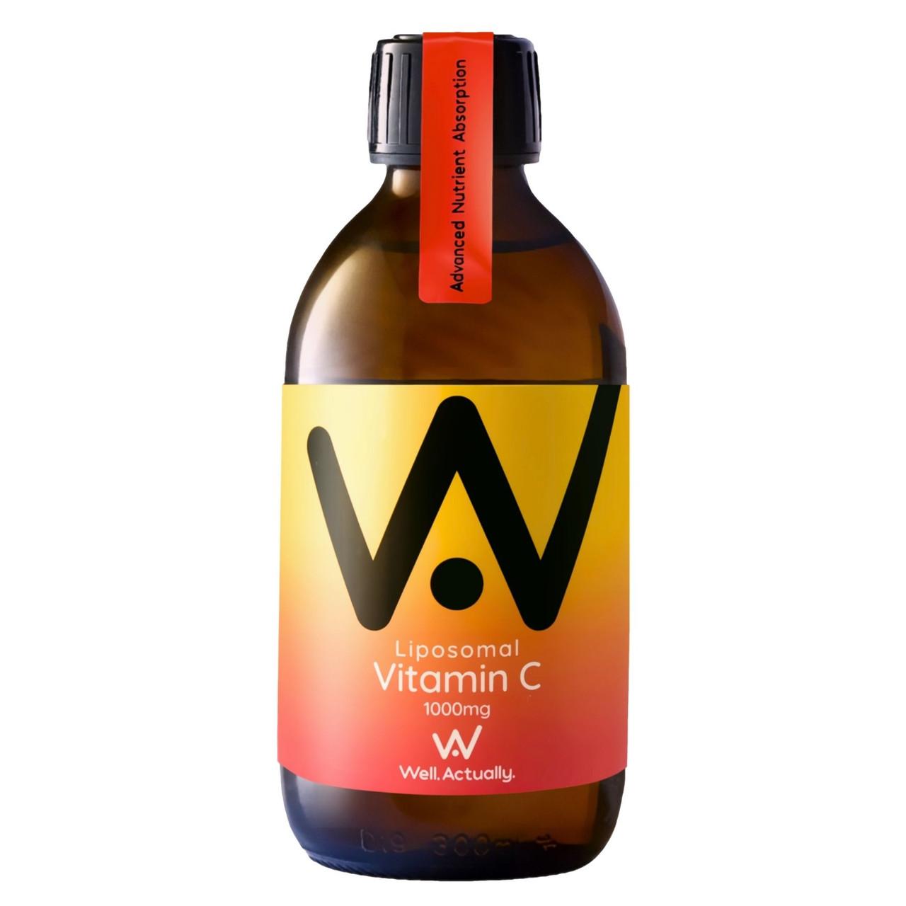 Well. Actually. Liposomal Vitamin C 1000mg, Fruit Fusion Flavour, 250ml Image 1