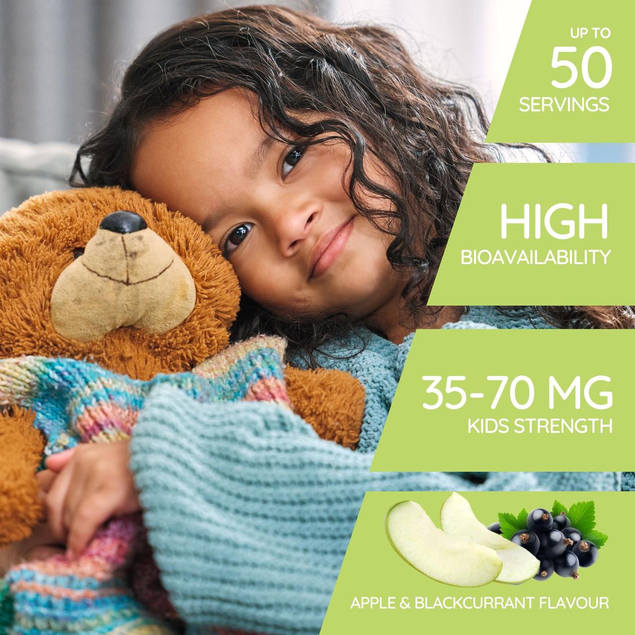 Well. Actually. Kids Liposomal Magnesium Glycinate 35-70mg, Apple & Blackcurrant Flavour, 250ml Image https://cdn11.bigcommerce.com/s-g585yu857h/images/stencil/1280w/products/14743/26170/5060298860743_3__54010.1783595764.jpg1