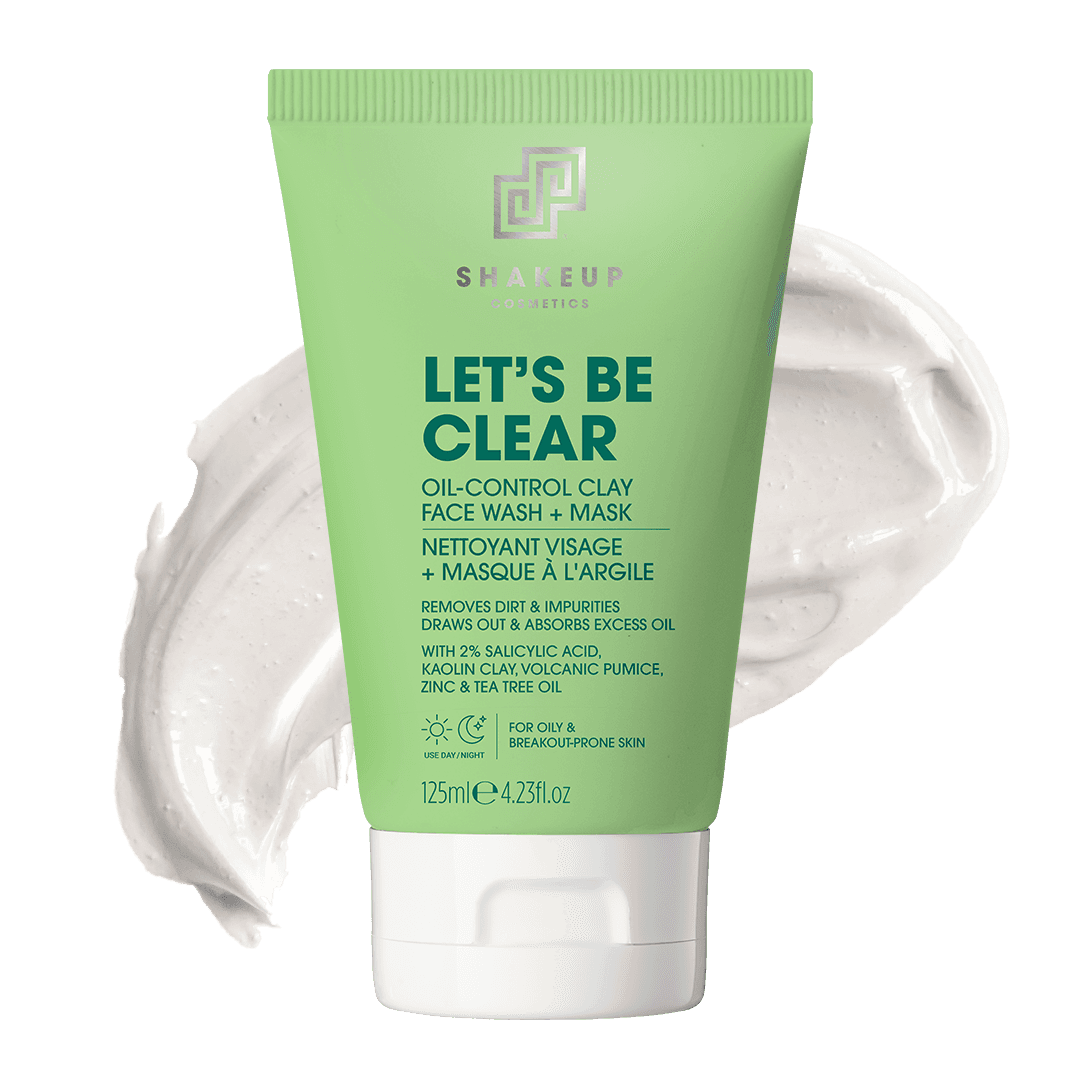 Shakeup Let’s Be Clear Oil-Control Clay Face Wash + Mask 125ml Image 1