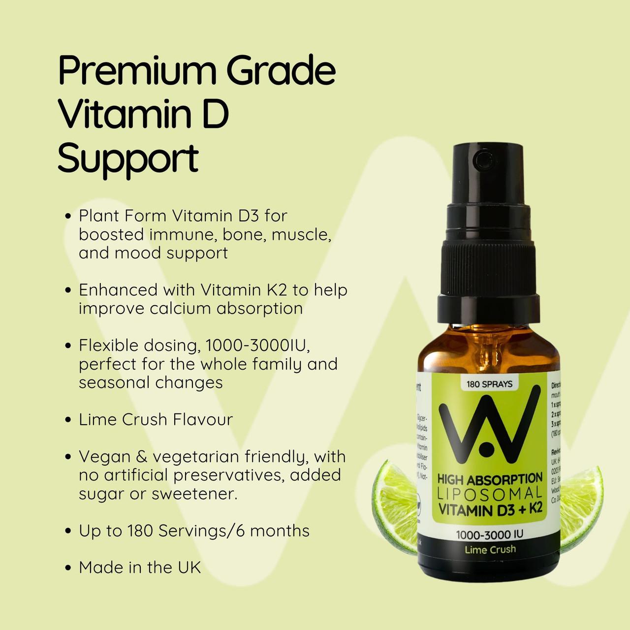 Well. Actually. Liposomal Vitamin D3+K2 Spray 1000-3000IU, Lime Crush Flavour, 25ml Image https://cdn11.bigcommerce.com/s-g585yu857h/images/stencil/1280w/products/14755/26186/5060298861849_4__65411.1783595770.jpg1