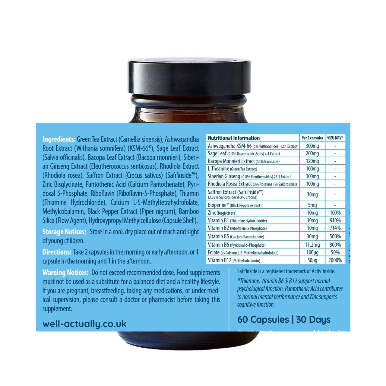 Well. Actually. Neuro Day Ashwagandha+ Focused Calm Energy Support, 14 Ingredients Image https://cdn11.bigcommerce.com/s-g585yu857h/images/stencil/1280w/products/14760/34259/10640_639160876524446697__79156.1783940481.jpg1