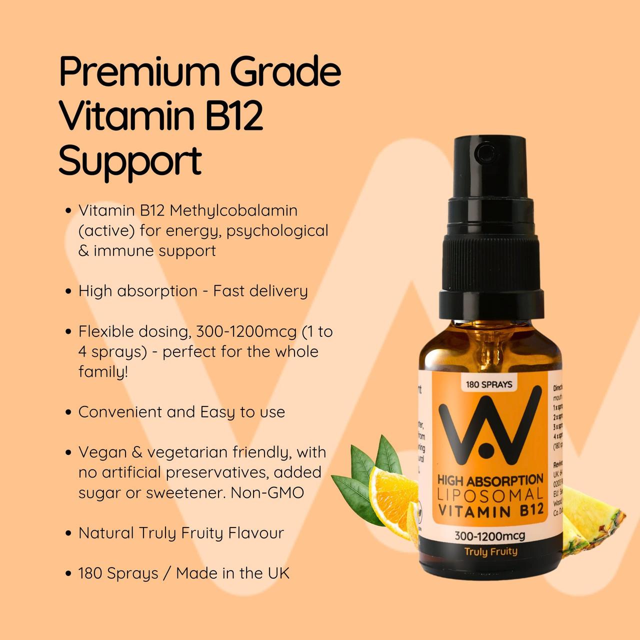 Well. Actually. Liposomal Vitamin B12 Spray 300-1200mcg, Truly Fruity Flavour, 25ml Image https://cdn11.bigcommerce.com/s-g585yu857h/images/stencil/1280w/products/14761/26199/5060298861863_4__71717.1768898943.jpg1
