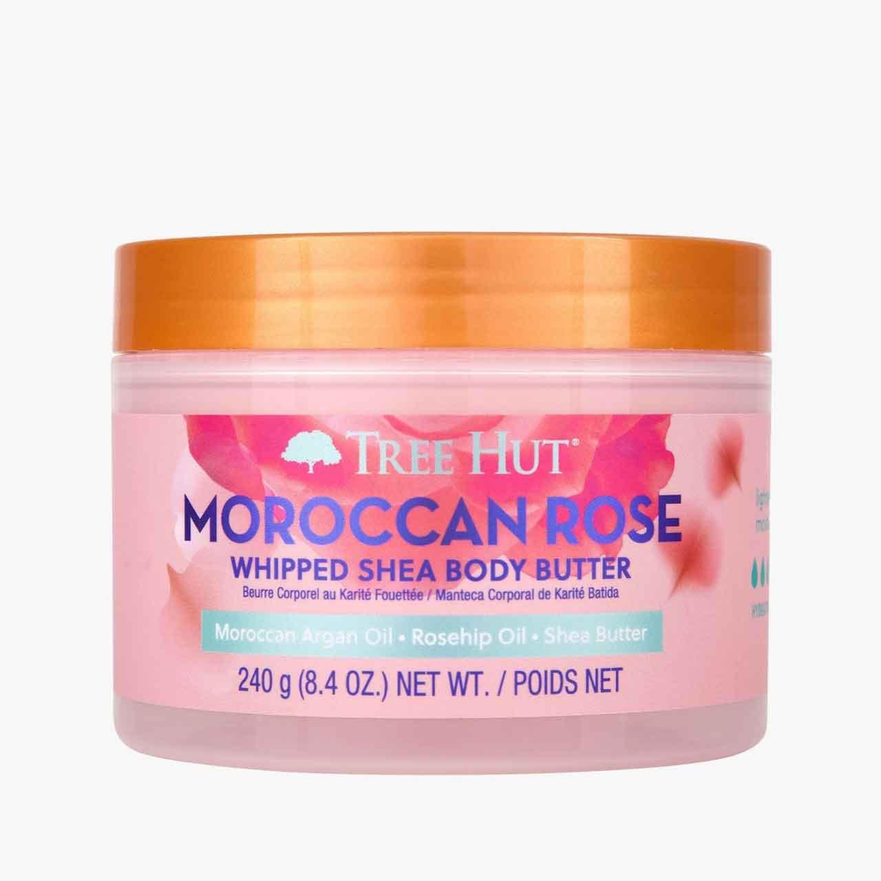 Tree Hut Moroccan Rose Whipped Body Butter 240g Image 1