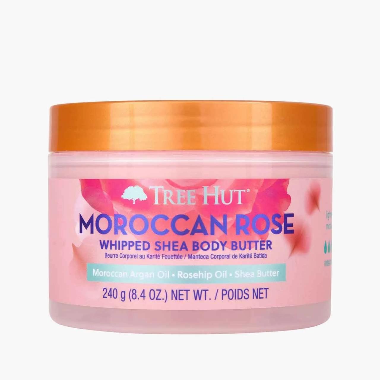 Tree Hut Moroccan Rose Whipped Body Butter 240g Image 1