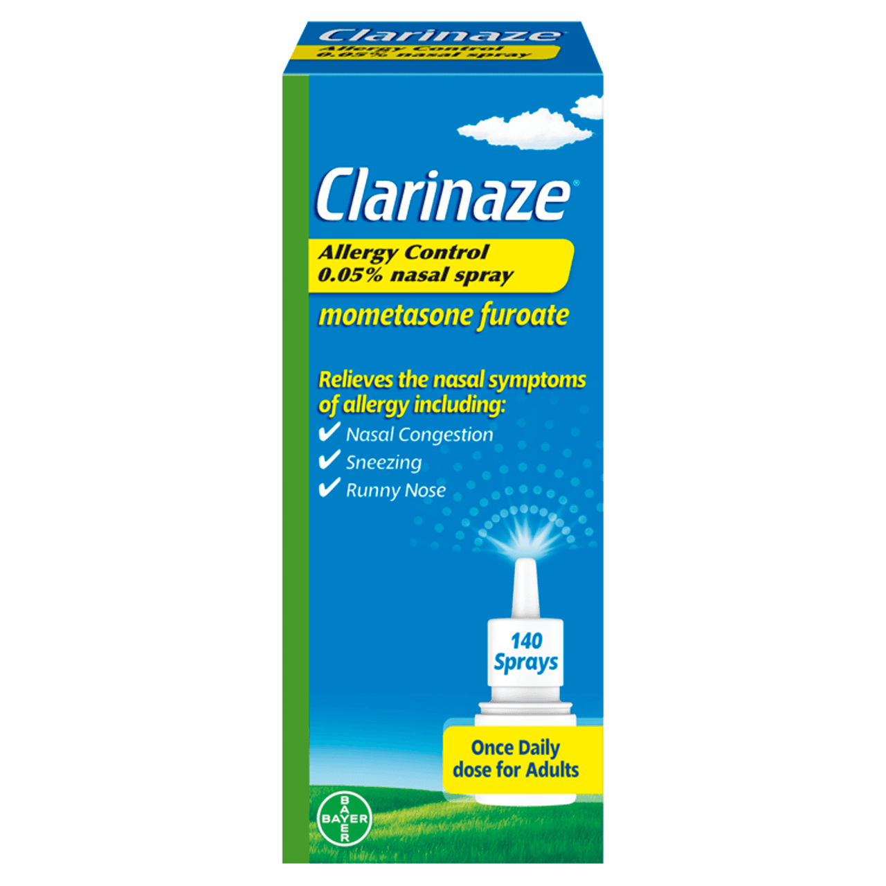 Clarinaze Allergy Control 0.05% Nasal Spray 140 Sprays Image 1