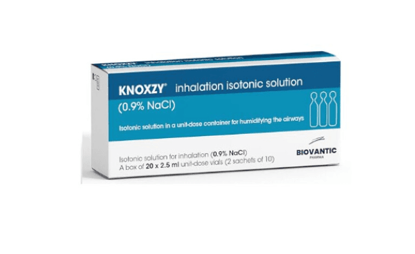 Knoxzy Isotonic Saline Solution for Inhalation 0.9% - 2.5ml x 20 Vials Image 1