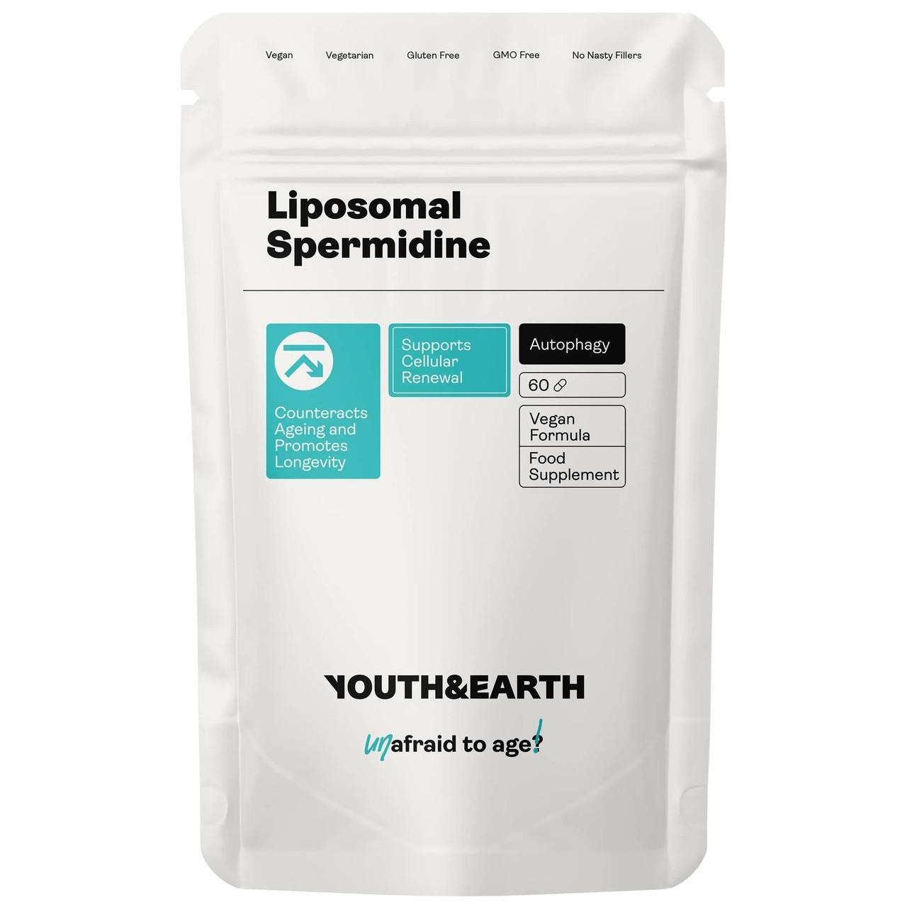 Youth & Earth Liposomal Spermidine 60 Capsules Image 1
