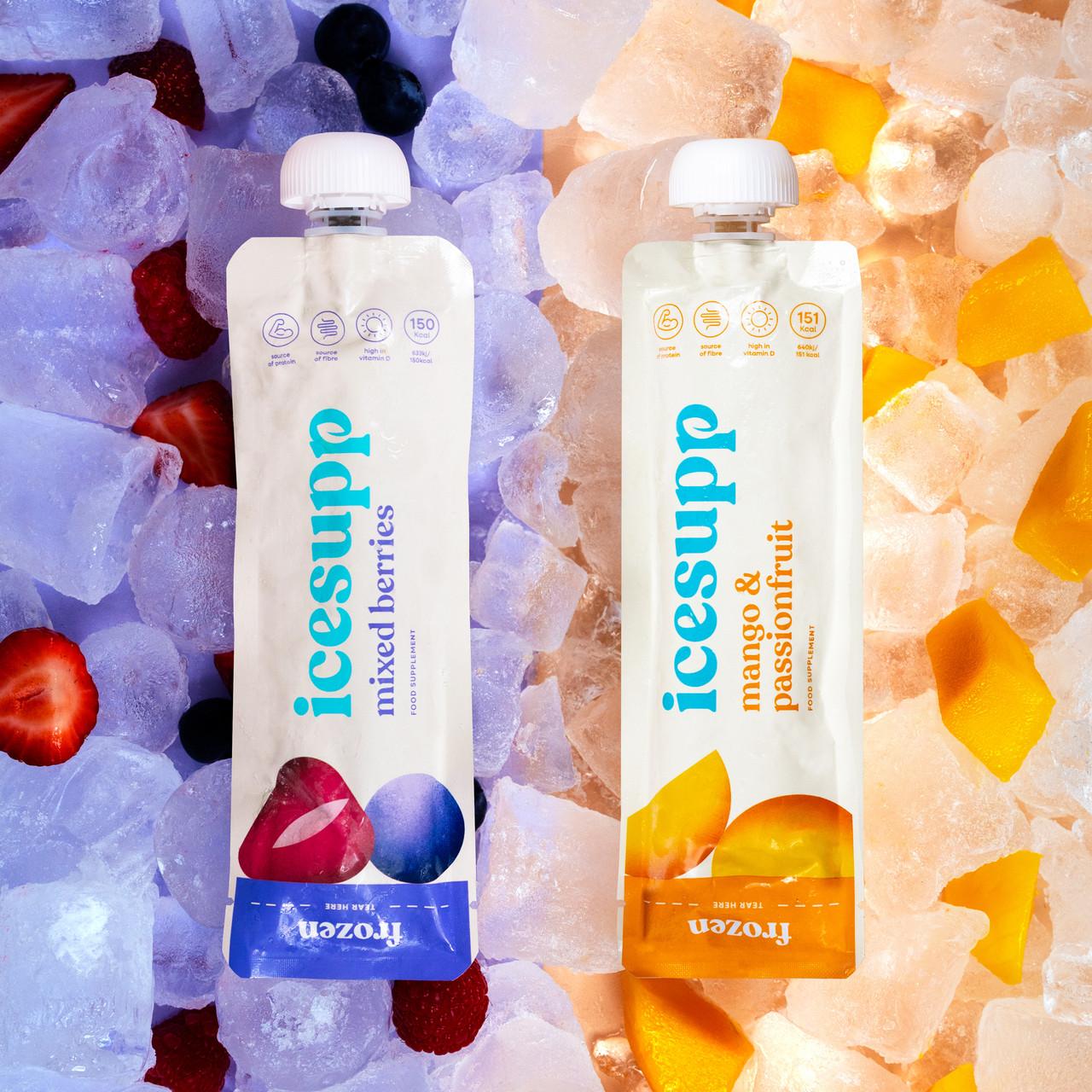 Icesupp Frozen Nutritional Supplement Mixed Berries 12 Pack Image https://cdn11.bigcommerce.com/s-g585yu857h/images/stencil/1280w/products/14818/27017/icesupp_Photo_Ice-Split__07550.1776355862.jpg1