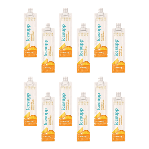 Icesupp Frozen Nutritional Supplement Mango & Passionfruit 12 Pack Image 1