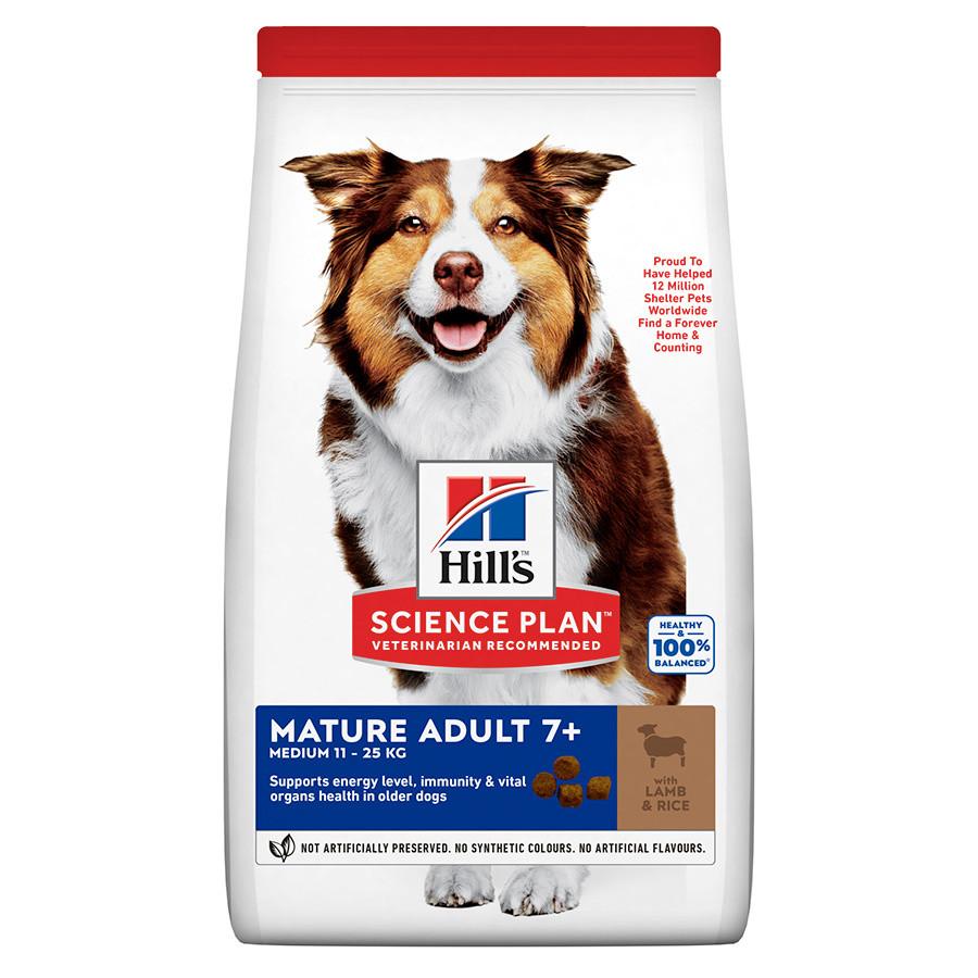 Hill's Science Plan Medium Mature Dry Dog Food Lamb & Rice Image 1