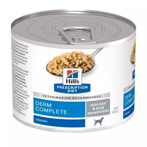 Hill's Prescription Diet Derm Complete Wet Dog Food 12x200g Image 1