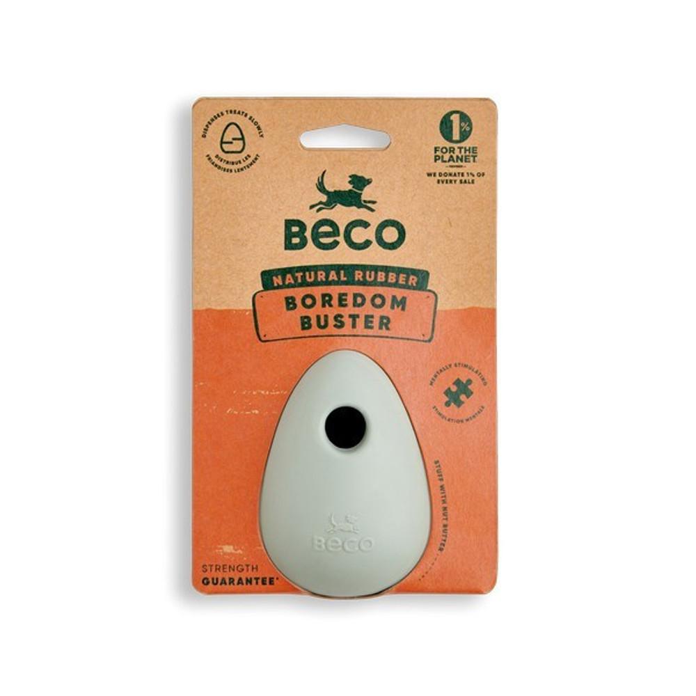 Beco Natural Rubber Enrichment Dog Toy Green Image 1