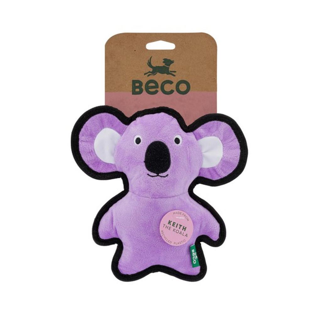 Beco Recycled Rough and Tough Koala Dog Toy Image 1