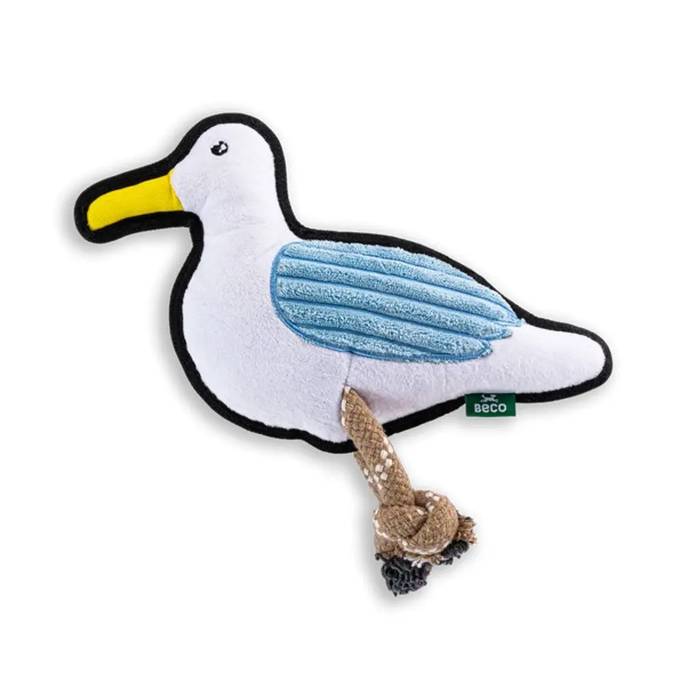 Beco Recycled Rough and Tough Seagull Dog Toy Image 1