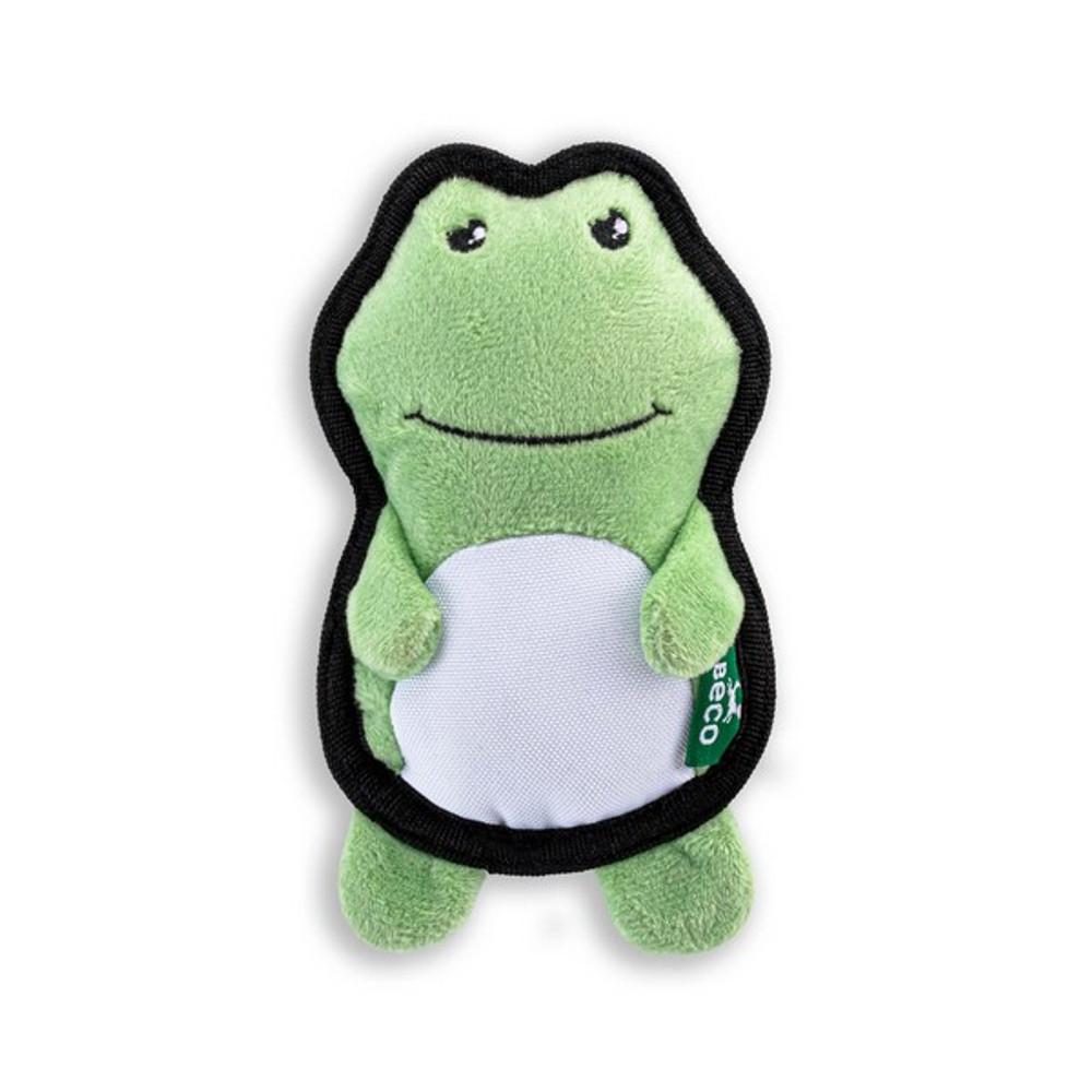 Beco Recycled Rough and Tough Frog Dog Toy Image 1