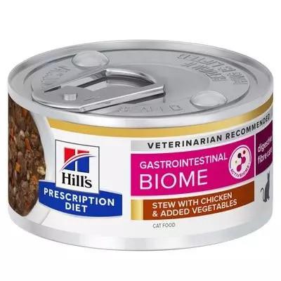 Hills Prescription Diet Gastro Biome Stress Chicken&Veg Stew Wet Cat Food Image 1