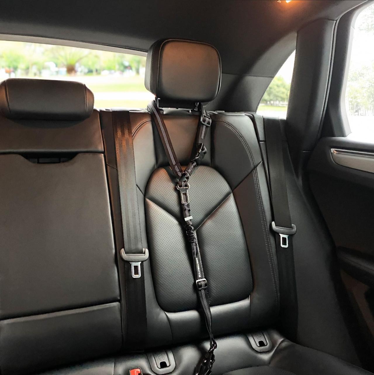 BullyBillows Headrest Car Seatbelt Safety Travel Accessory for Dogs Image 1