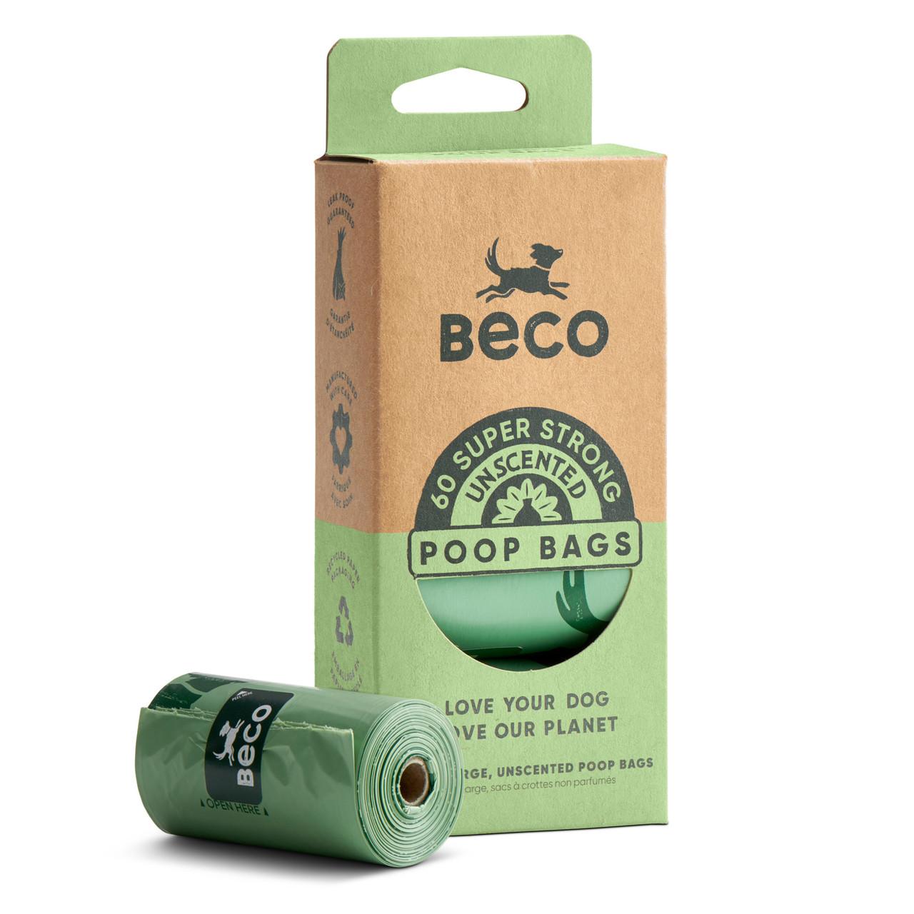 Beco Poop Bags - 60 bags on rolls Image 1