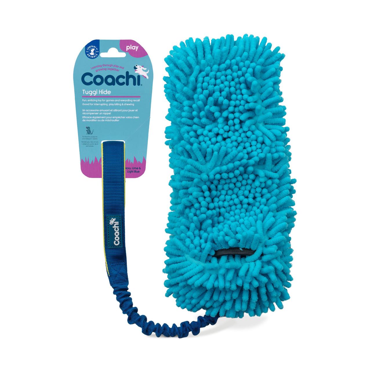 Coachi Tuggi Hide Navy, Lime & Light Blue for Dogs Image 1