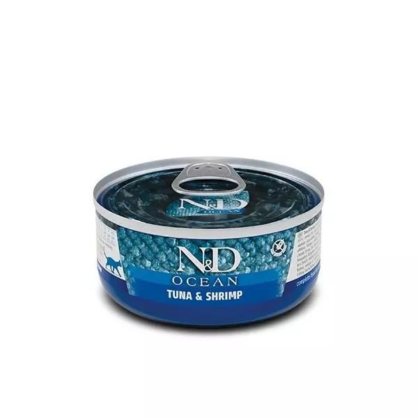 Farmina N&D Cat Ocean Tuna & Shrimp Wet Food Image 1