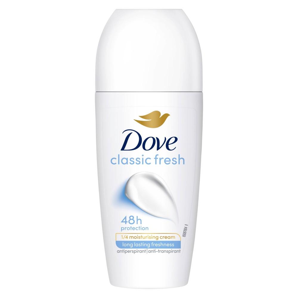 Dove Women Anti-Perspirant Roll-On Classic Fresh 50ml Image 1