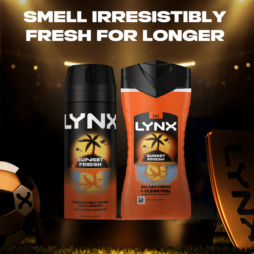 Lynx Sunset Fresh Win Big Duo Gift Set Image https://cdn11.bigcommerce.com/s-g585yu857h/images/stencil/1280w/products/15431/28105/8720181651915_T846__44385.1785920361.png1