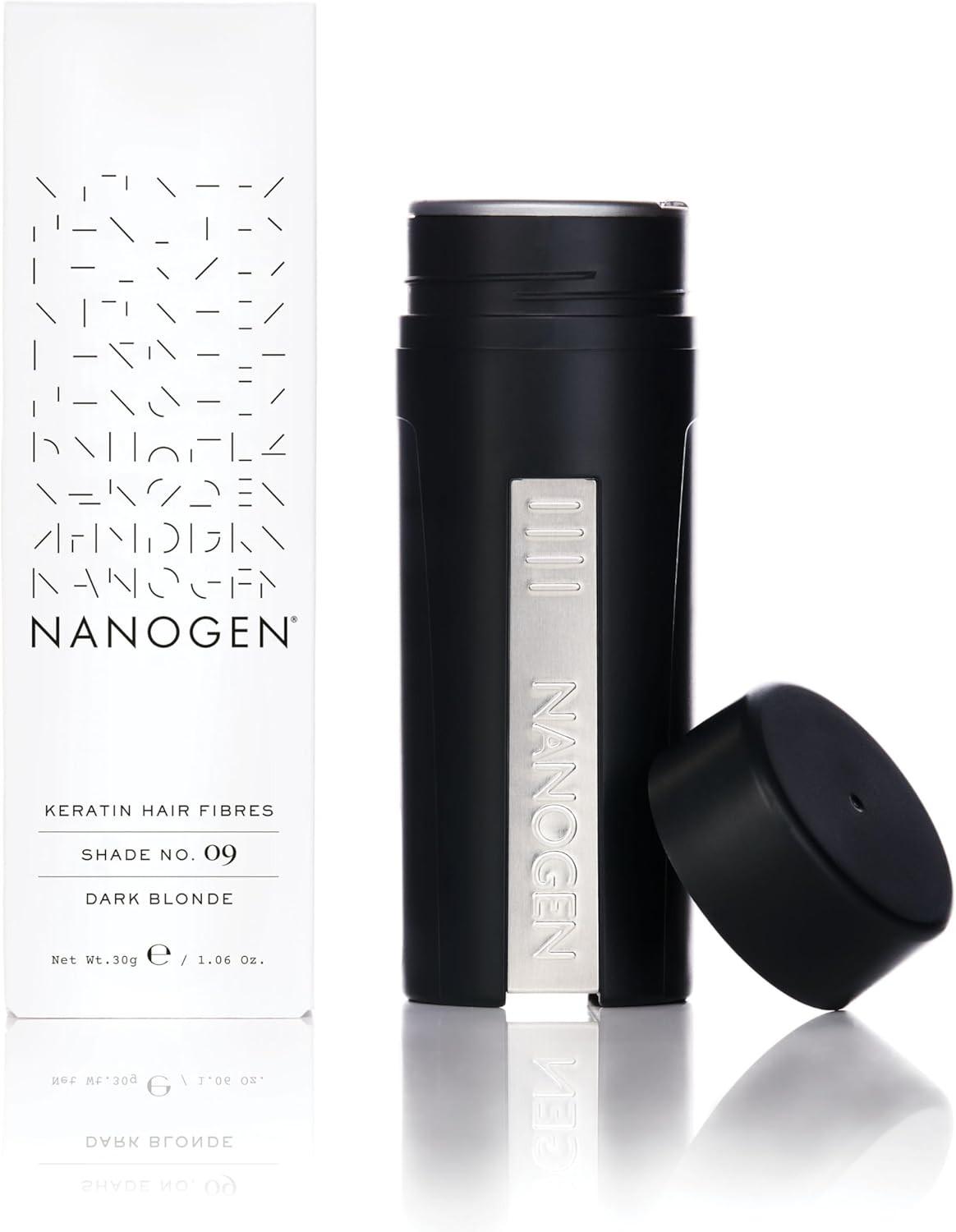 Nanogen Thickening Keratin Hair Fibres Dark Blonde 30g Image 1