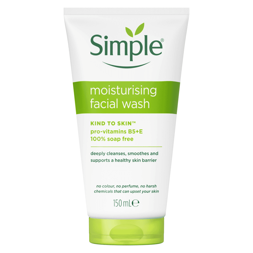 Simple Kind To Skin Face Wash Moisturising 150ml Image 1