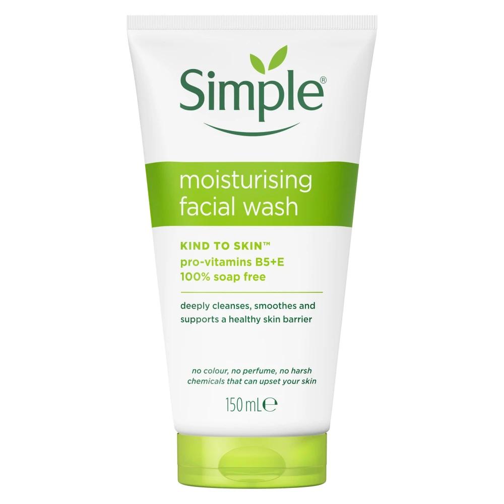Simple Kind To Skin Face Wash Moisturising 150ml Image 1