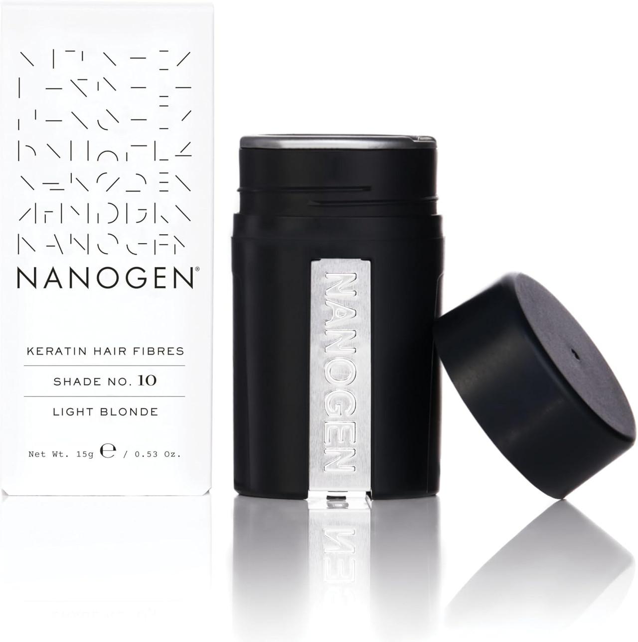 Nanogen Thickening Keratin Hair Fibres Light Blonde 15g Image 1