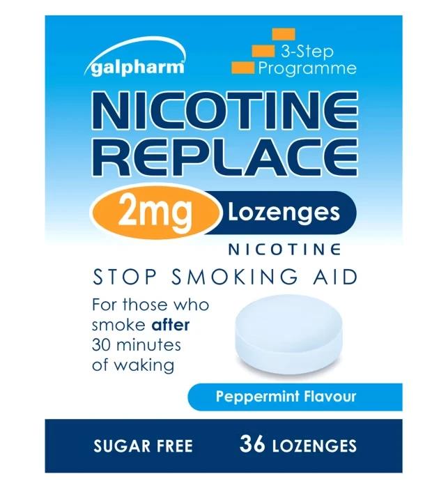 Galpharm Nicotine Replace 2mg 36 Lozenges Image 1