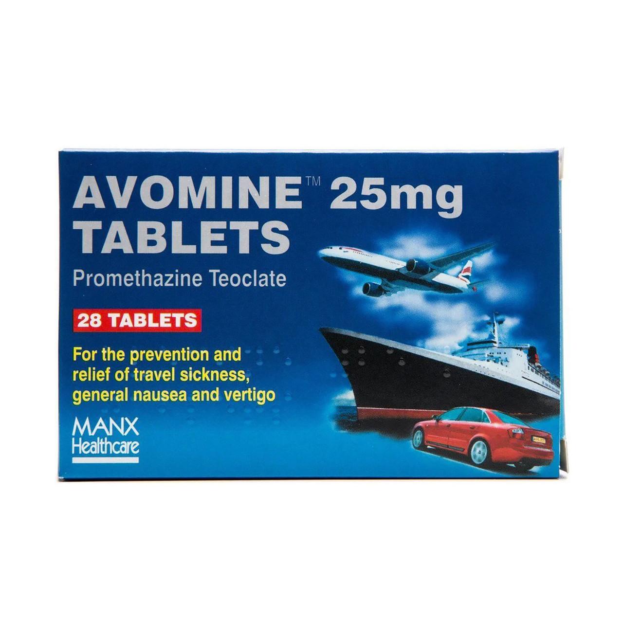 Avomine Tablets 25mg 28s Image 1