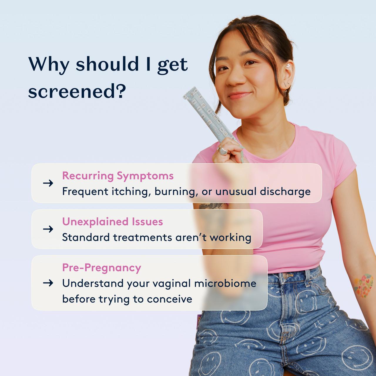 Daye At-Home Vaginal Microbiome Test Kit Comfortable Flora Screening with Diagnostic Tampon Image https://cdn11.bigcommerce.com/s-g585yu857h/images/stencil/1280w/products/15538/28413/Daye_At-Home_Vaginal_Microbiome_Test_Kit-2__91398.1773664002.jpg1