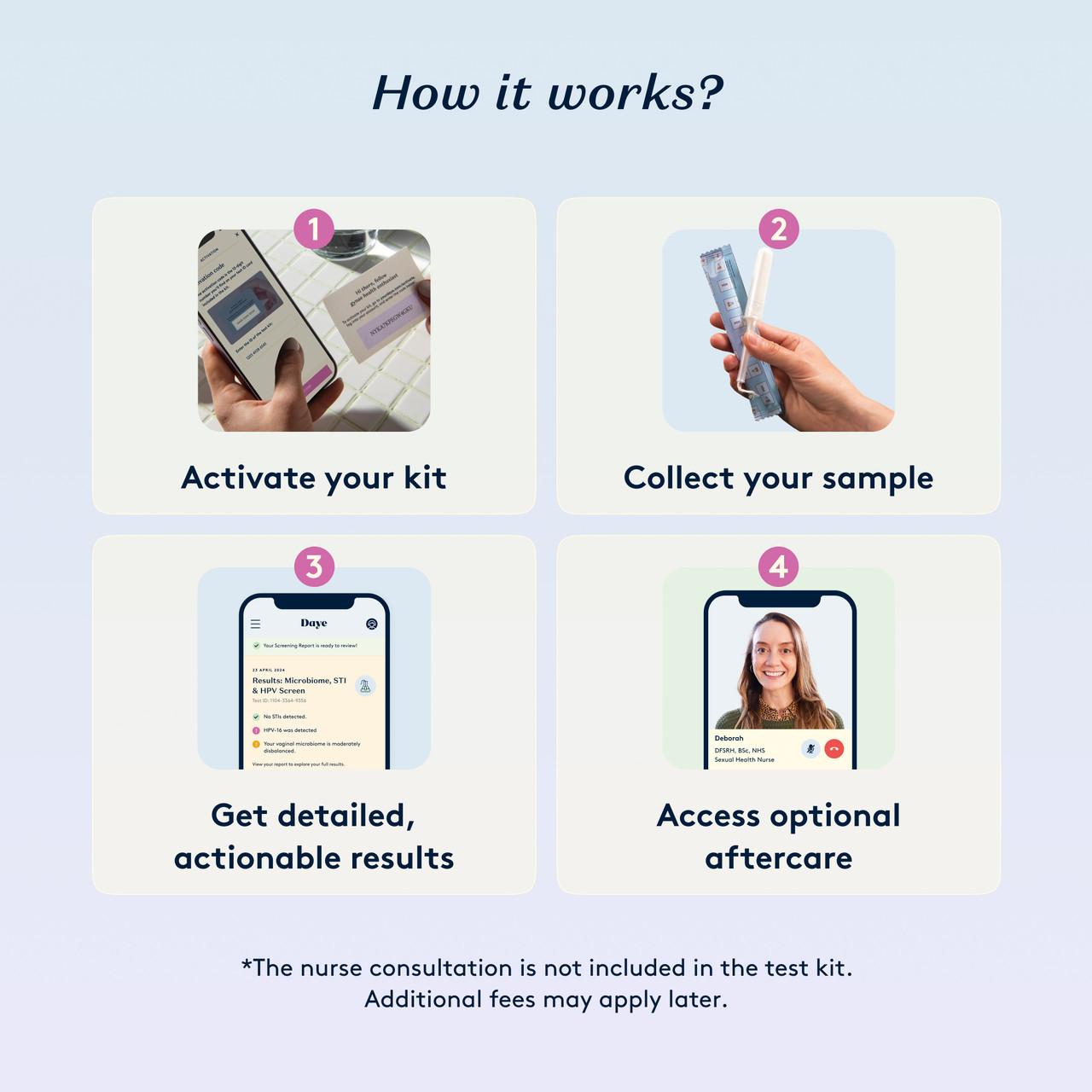 Daye At-Home STI Test Kit Discreet STI Screening with Diagnostic Tampon (Tests Chlamydia, Gonorrhoea & More) Image https://cdn11.bigcommerce.com/s-g585yu857h/images/stencil/1280w/products/15541/28314/Daye_At-Home_STI_Test_Kit_-4__10596.1773657564.jpg1