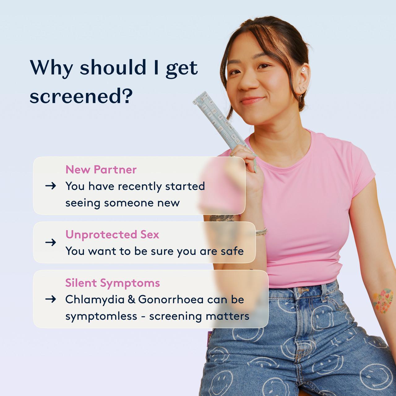 Daye At-Home STI Test Kit Discreet STI Screening with Diagnostic Tampon (Tests Chlamydia, Gonorrhoea & More) Image https://cdn11.bigcommerce.com/s-g585yu857h/images/stencil/1280w/products/15541/28319/Daye_At-Home_STI_Test_Kit_-2__61817.1773657564.jpg1