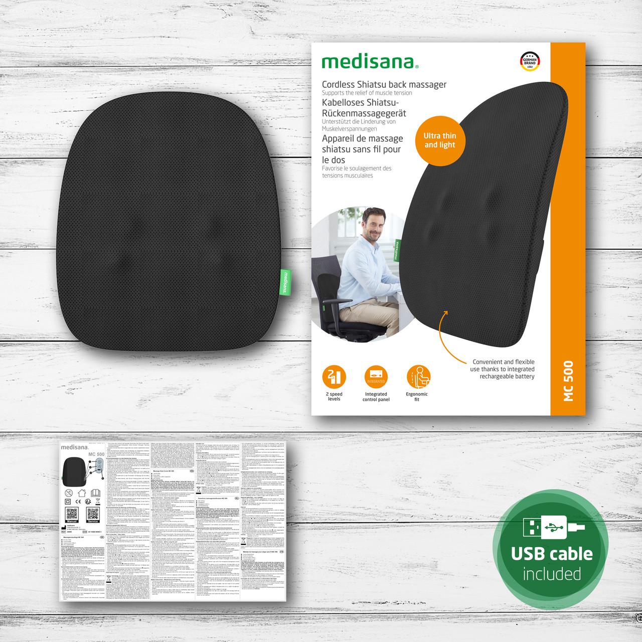 Medisana MC 500 Cordless Shiatsu Massage Back Rest Image https://cdn11.bigcommerce.com/s-g585yu857h/images/stencil/1280w/products/15553/28372/165298_E__94068.1773661304.jpg1