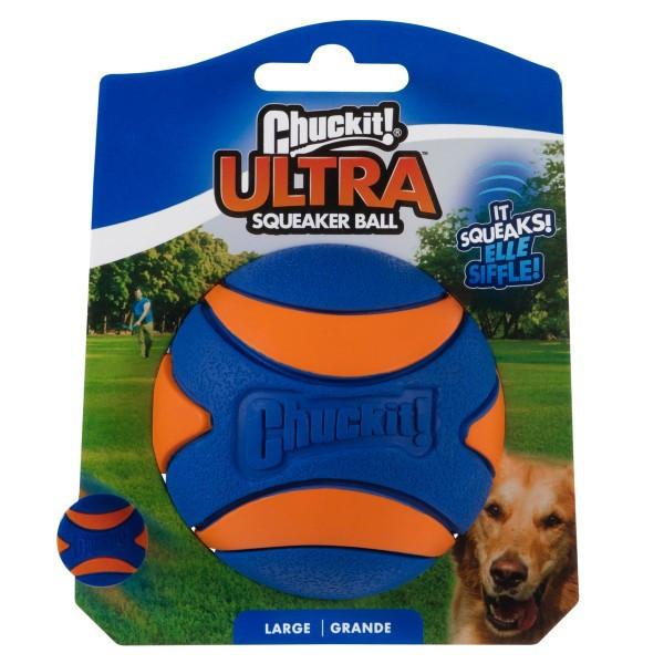 Chuckit! Ultra Squeaker Ball 1pk Large 7.3cm Dog Toy Image 1