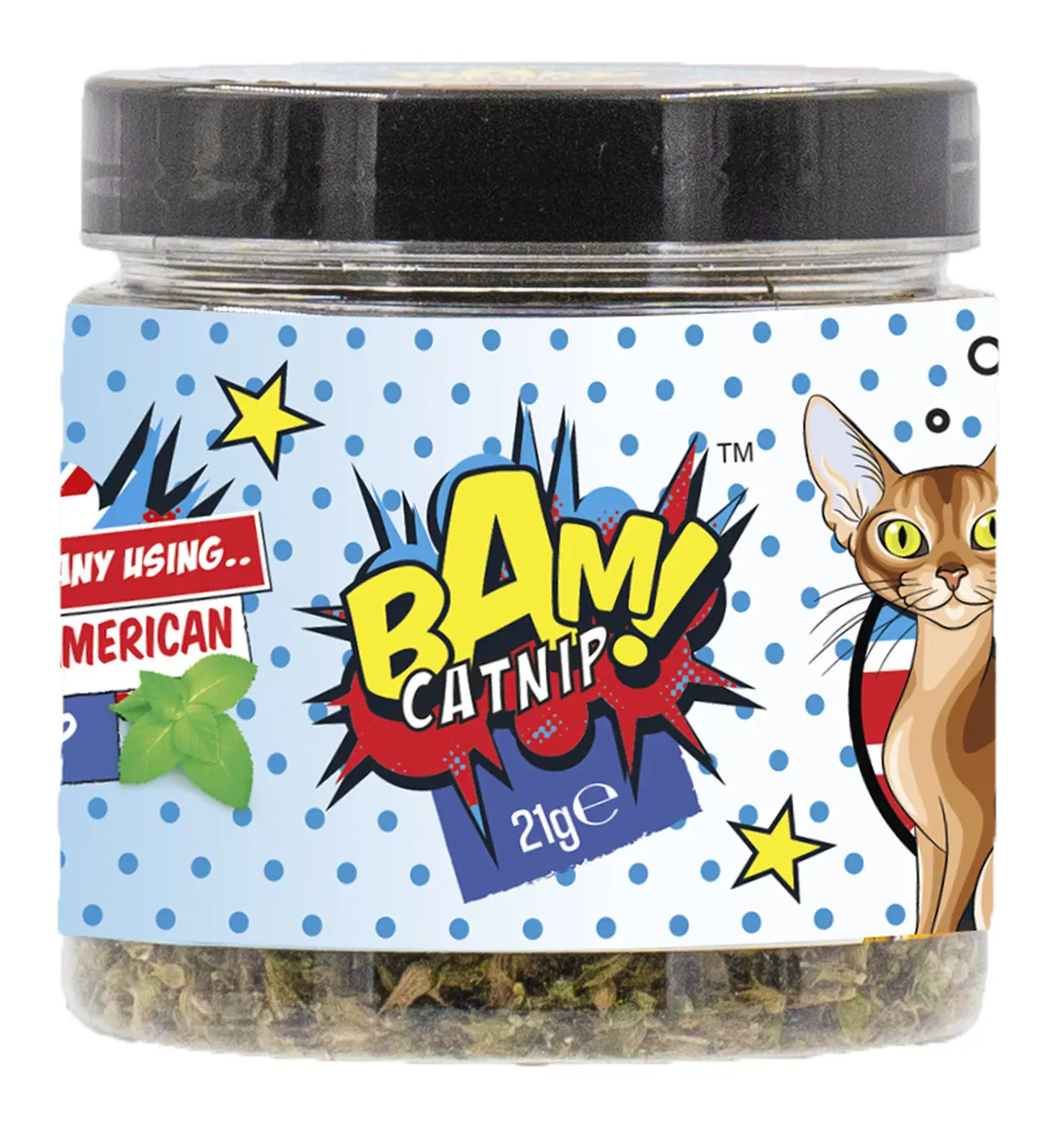 BAM Catnip Tub for Cats Image 1