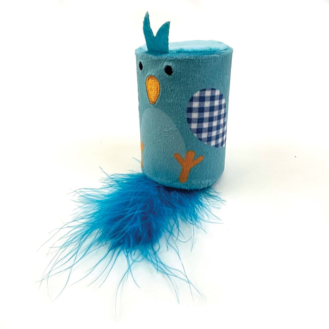 Happy Pet Tabby Patch Bluebird Rattle & Roll Cat Toy Image https://cdn11.bigcommerce.com/s-g585yu857h/images/stencil/1280w/products/15595/28803/Happy-Pet-Tabby-Patch-Bluebird-Rattle--26-Roll-Cat-Toy__94893.1775043004.jpg1